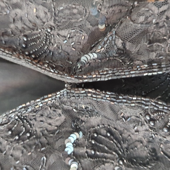 Vintage Stenay Sequined "Little Black Dress" with Cardigan - Picture 15 of 16